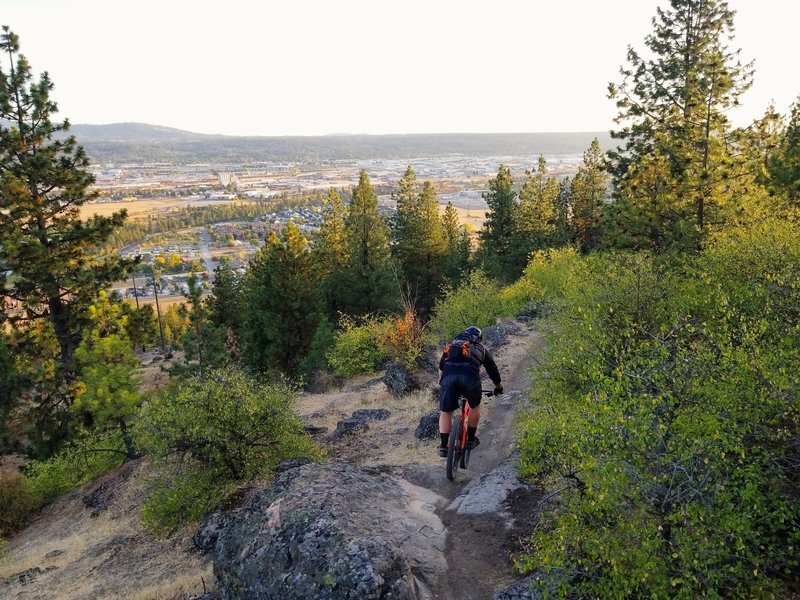 Spokane sprawl below Penny Lane.