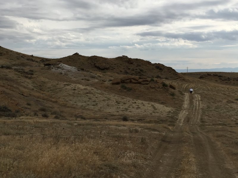 Roller coaster hills. Feel the legs burn!