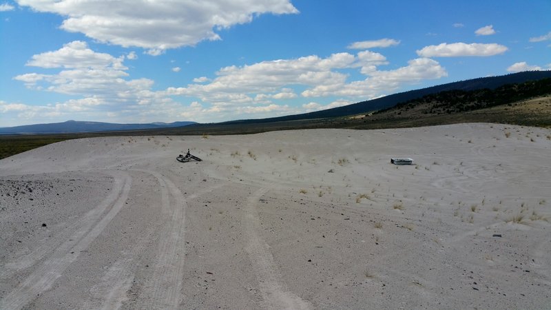 Hidden sandy area on Brushy Mountain.