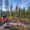 Granite section of trail.