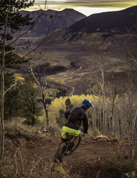 Hard to beat a sunset descent of teocalli ridge