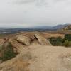 Views over Draper from the rocky outcrop along the Little Valley Loop Trail