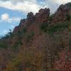 Red Rock climbing crags.