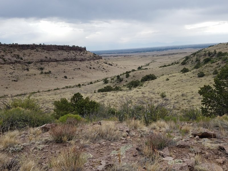 Looking into the valley for Limekiln Speedway from the Ridge.