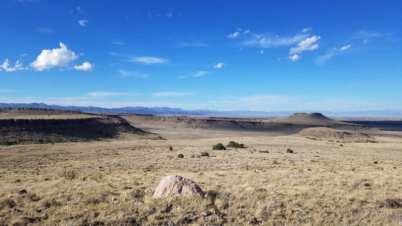 Looking northward from the top of Nicomodes Ridge. Limekiln Peak in the distance.