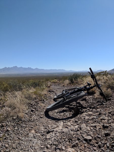 Looking southeast from the Dona Ana trails