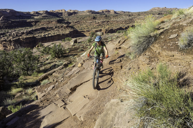 Amazing maintained trail along the rim