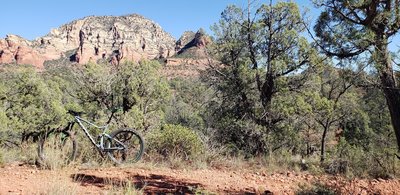 Chunky fun in Sedona! Views at every bend in the trail.