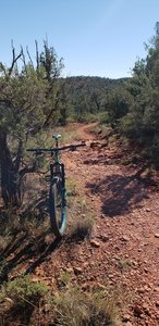 Red rock chunk on Girdner! Fun with plus tires!