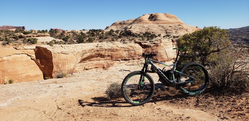 Rocky Tops just after riding along the canyon ridge! Plenty of slick rock fun!