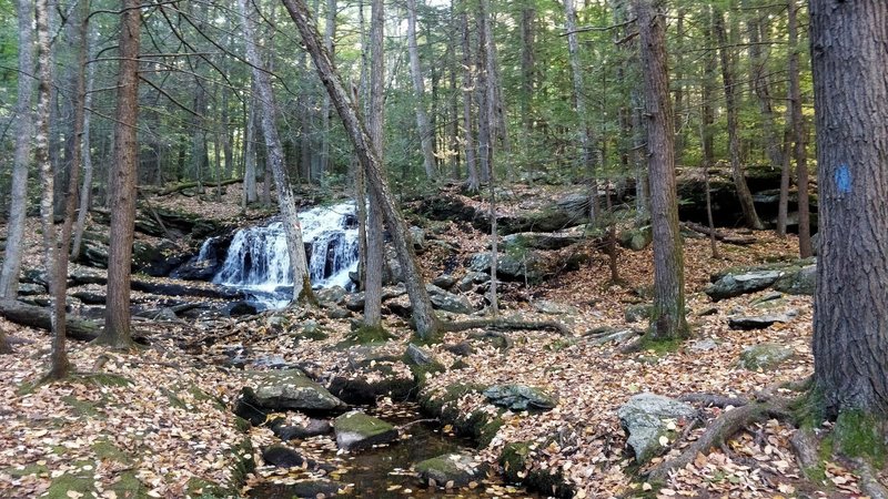 Upper falls at Tucker Brook.