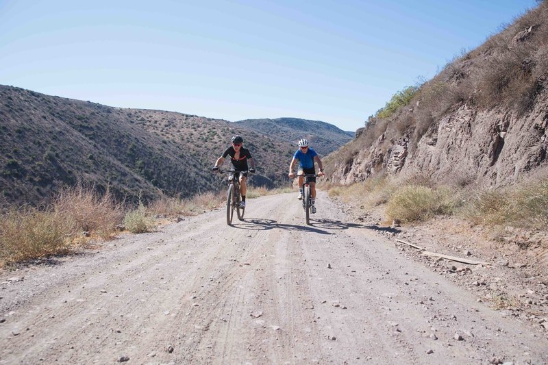 Climbing Ruta Del Gravel.