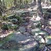 Rock gardens are plentiful at Kessler Mountain. Though challenging, all are rideable with skill and if you have enough energy to power through them.