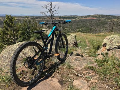 Near the end of the trail view.