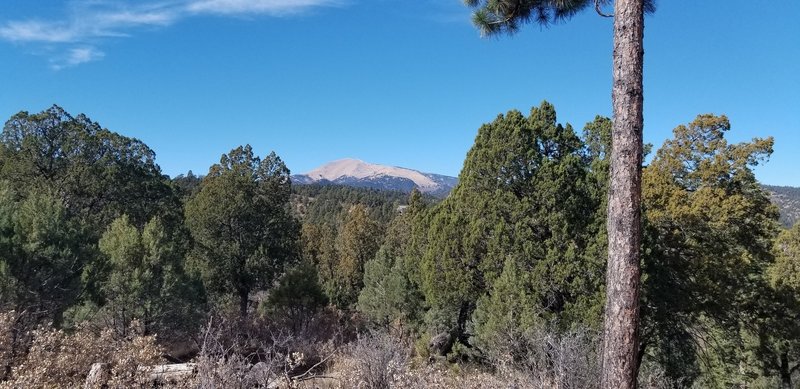 View of Sierra Blanca on the Alfred Hale Connector.