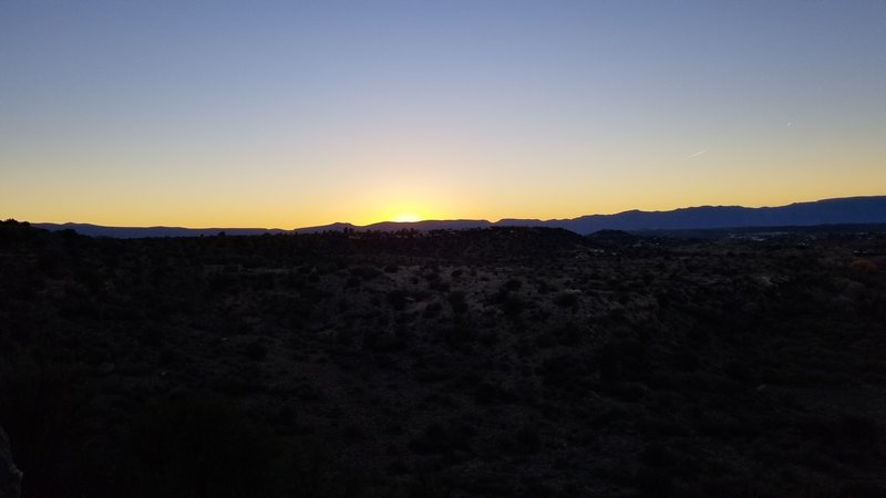 Sunset from sunset loop.