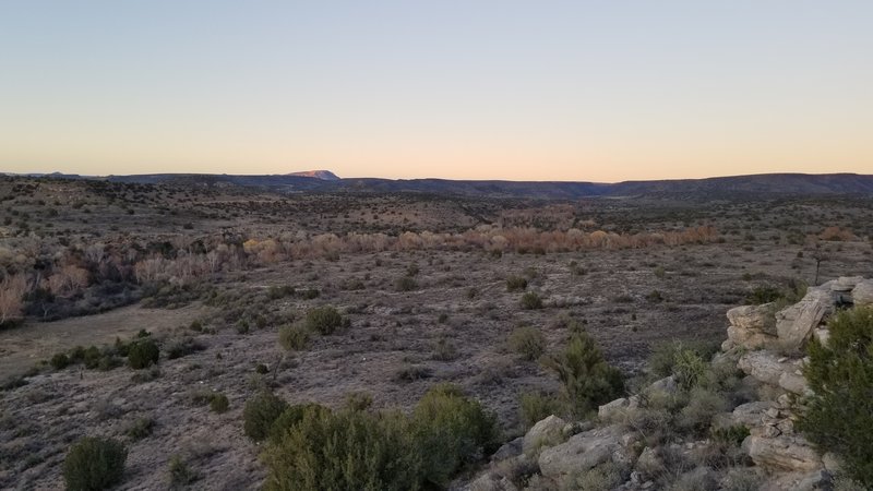 View of Monetzuma well from Montezuma Overlook Trail.