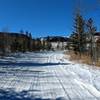 Looking west on Haul Rd, part of the winter grooming pilot program.