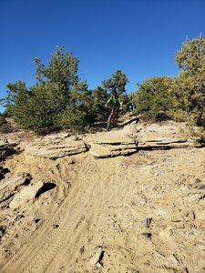 Taking the right line on Clark's.