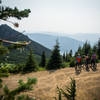 The main climb trail is the logging road that leads to the 3/4 point of the trail. Surrounded by great views, this is one of my favorite trails.