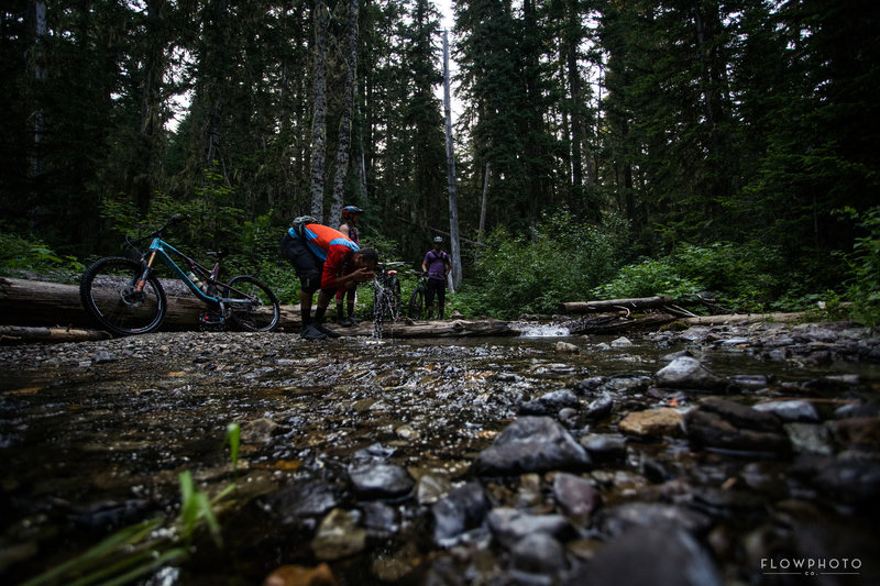 Throughout the year, this trail is scattered with flowing water. No matter how hot you get, there is a cool spot waiting around the corner.