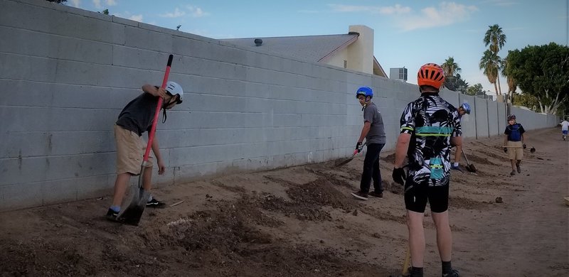 Centennial Middle School Bike Team building "Roller Derby"