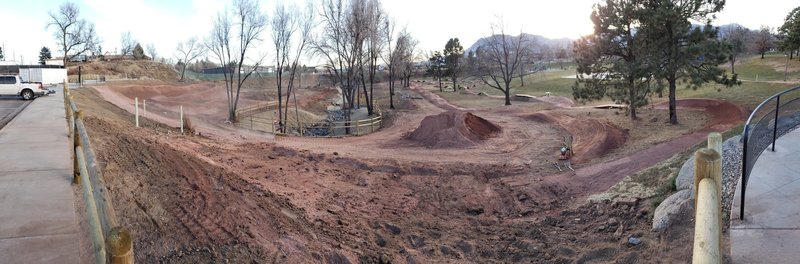 Youth bike park construction