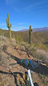 Heading north on moderate grades.