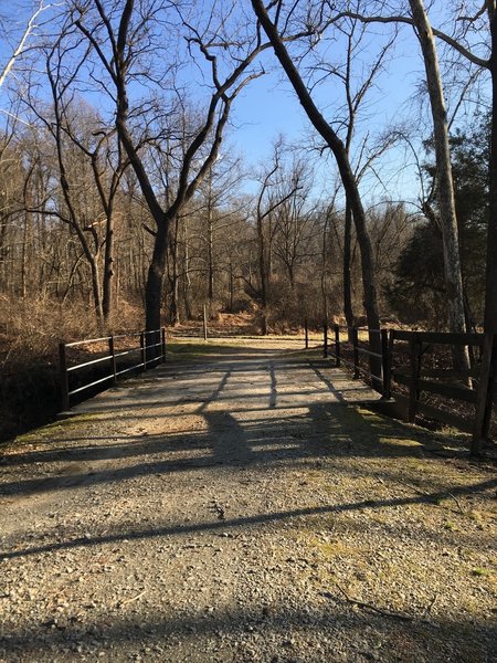 Green Trail Bridge looking twords Rte 273.