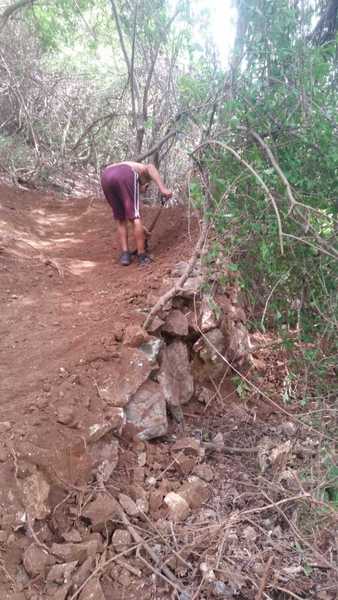 That berm was a lot of work.