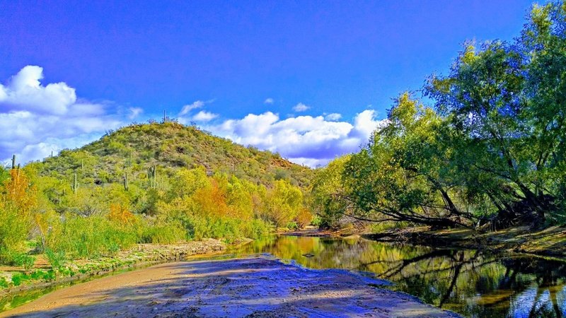 Agua Fria river crossing