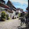 Pastoral scene in the village of Gernsbach.