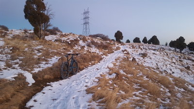 Cottonwood canyon in the snow!