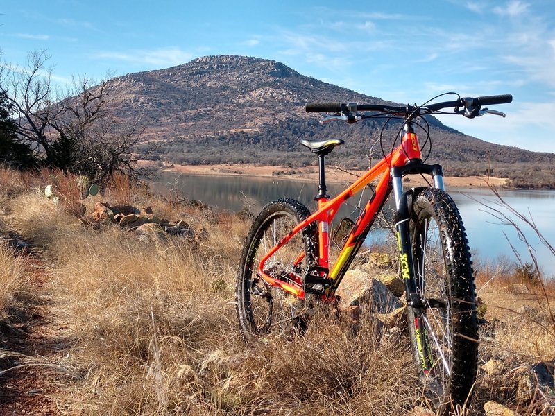 View of Mt. Scott from the Blue Trail.