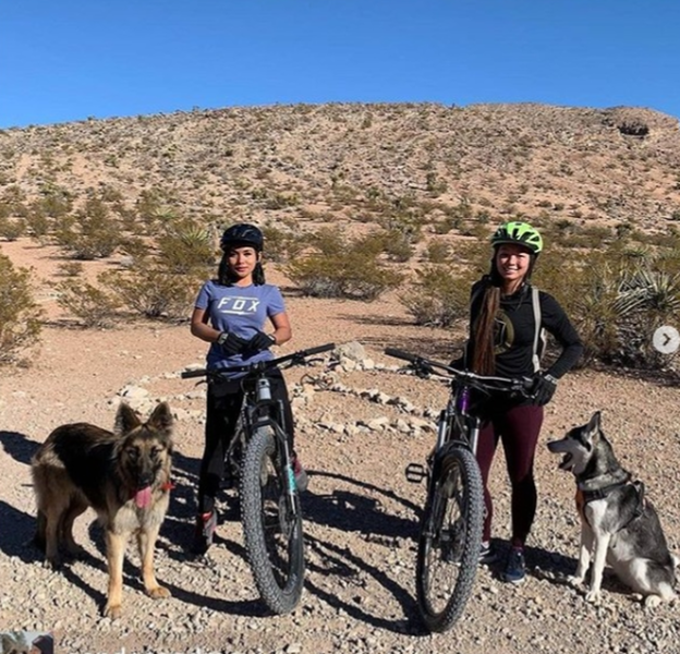 Taking a break on Pack Memorial Trail