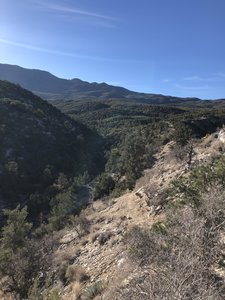Some tight and exposed switchbacks.