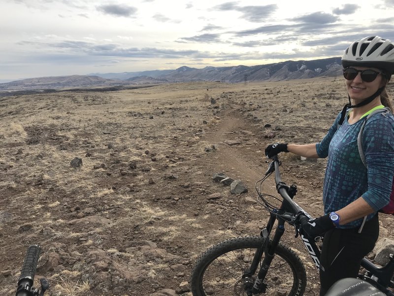 Lauren enjoying the loop.