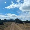 Heading southwest on BLM RD 1103, Chivato Plateau.