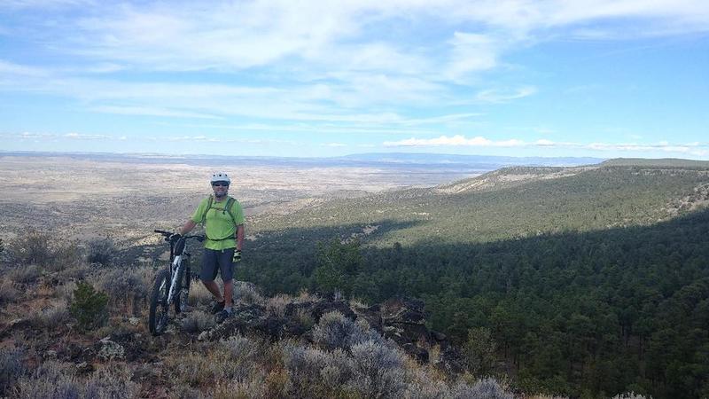 looking NW towards the Jemez Mtns