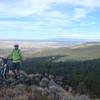 looking NW towards the Jemez Mtns