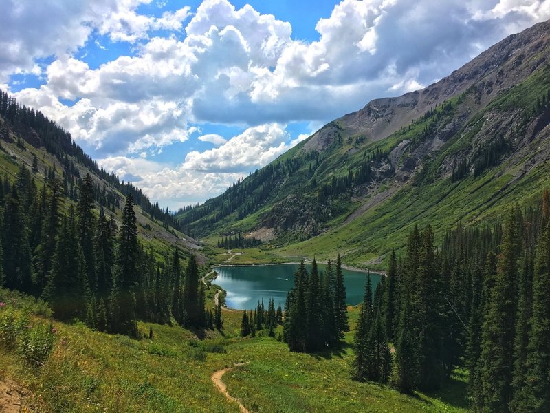 Looking out into the valley