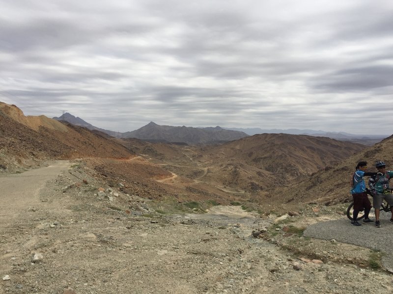 Rewarding view from summit.