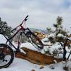 Looking at Austin Bluffs Open Space from Palmer Park