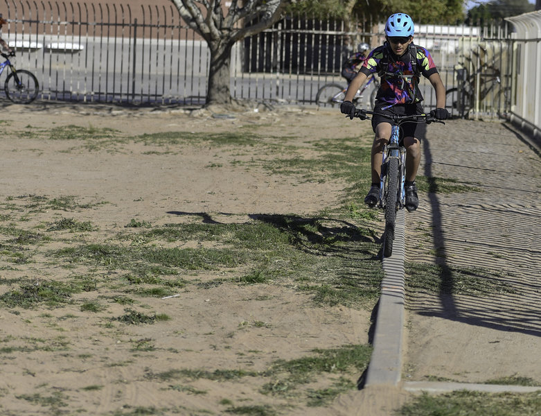 Riding "The Skinny", 90 feet of suspense.