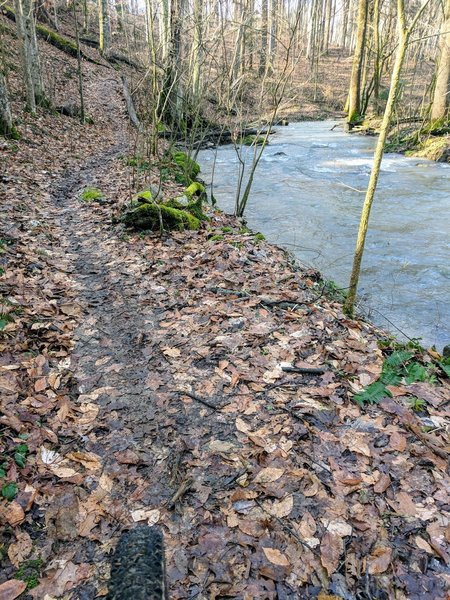 Cascade Trail during high water