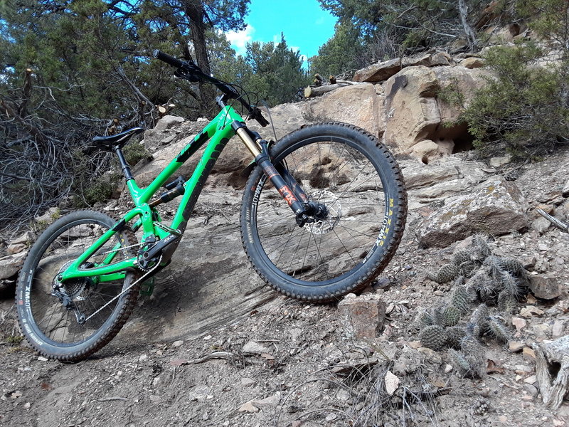 Big drop on lion's canyon trail.