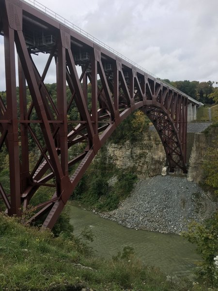 New railroad bridge.