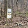 Trail entrance sign to Windrock XC