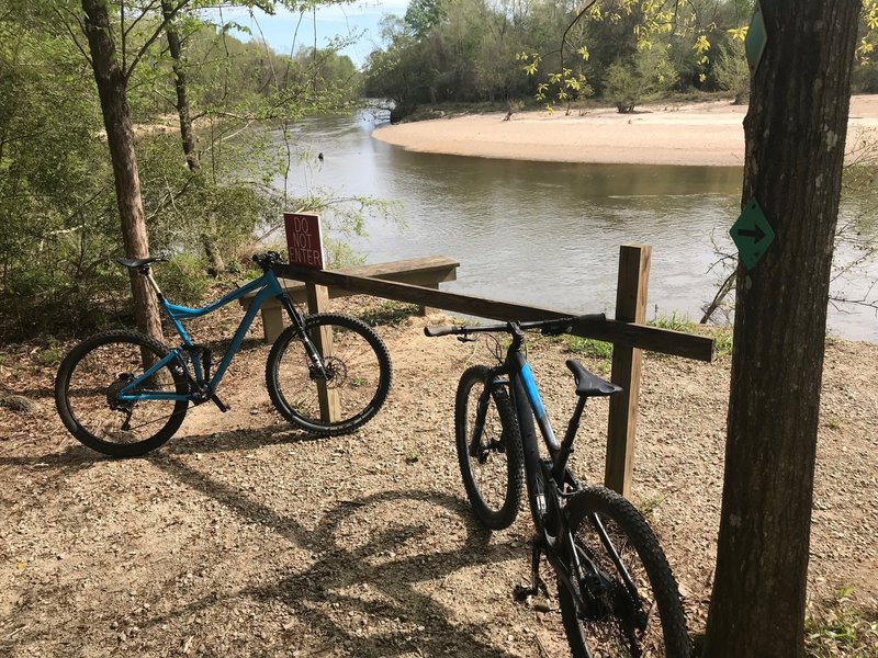 Bogue Chitto means Big River,  Lookout from the Gorge run trail on east (river) side of loop