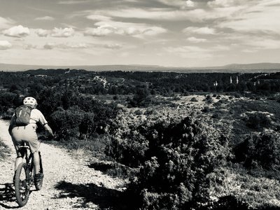 First startling glimpse of the Abbaye Saint Michel de Frigolet